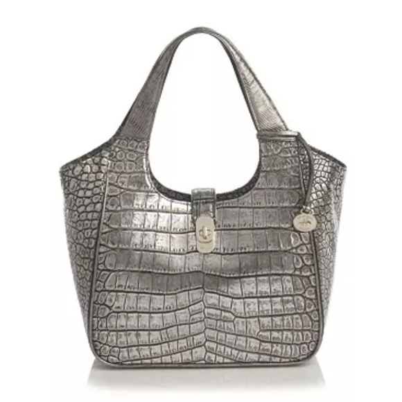 ๐๐ค BRAHMIN Steel SMALL CARLA Handbag & ADY WALLET ๐ค๐ - Picture 3 of 17